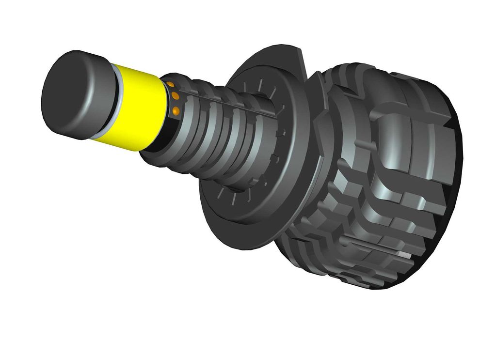 Set de 2 becuri led auto X36 Xentech Light 360 grade COB H7 52w Canbus