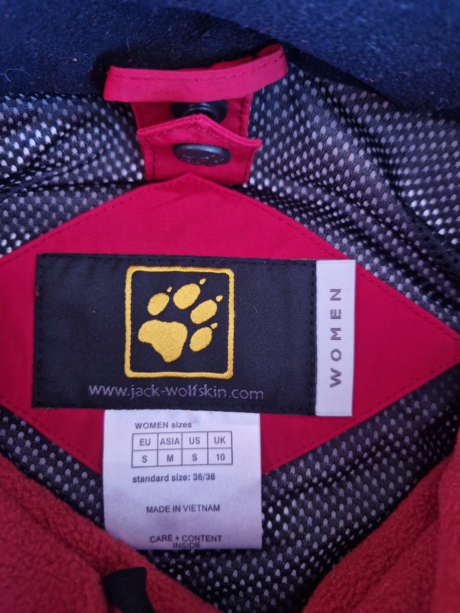 Дамско яке с полар Jack Wolfskin, размер М