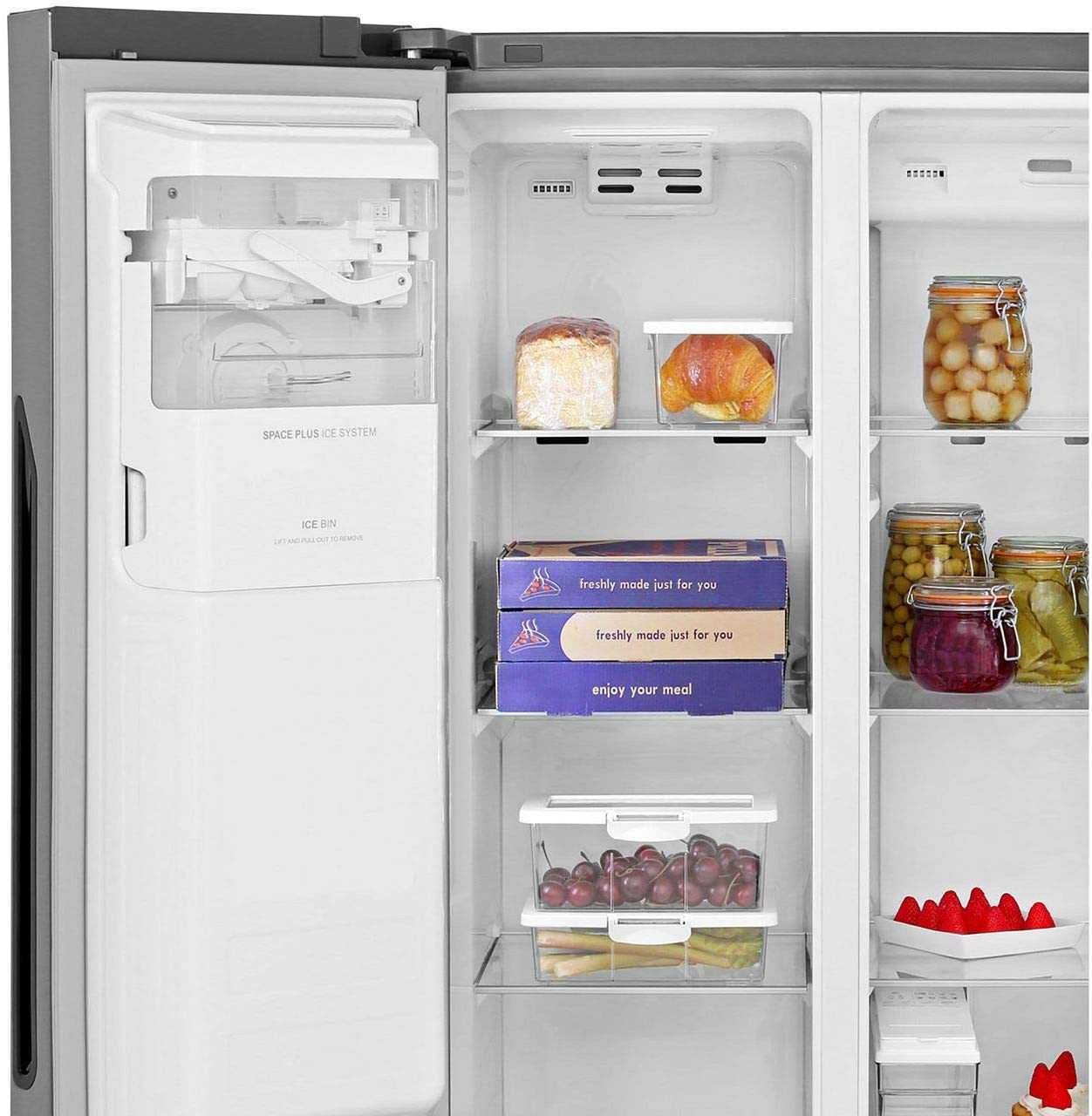 Американски хладилник с фризер LG GSL561PZUZ
