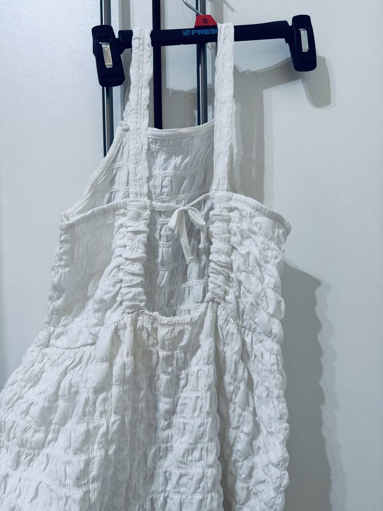 Лятна бяла рокличка на ZARA kids ръст 146-152