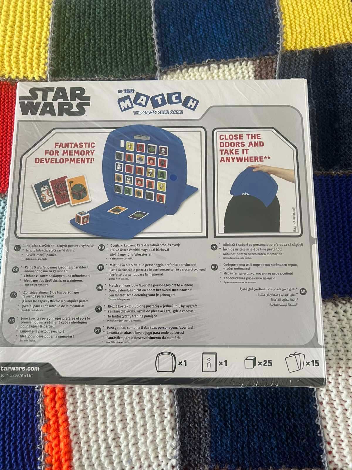 нова настолна игра Star Wars – Top Trumps MATCH: The Crazy Cube Game