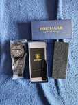 ЛИМИТИРАН Оригинален часовник на hugo poedagar oak black