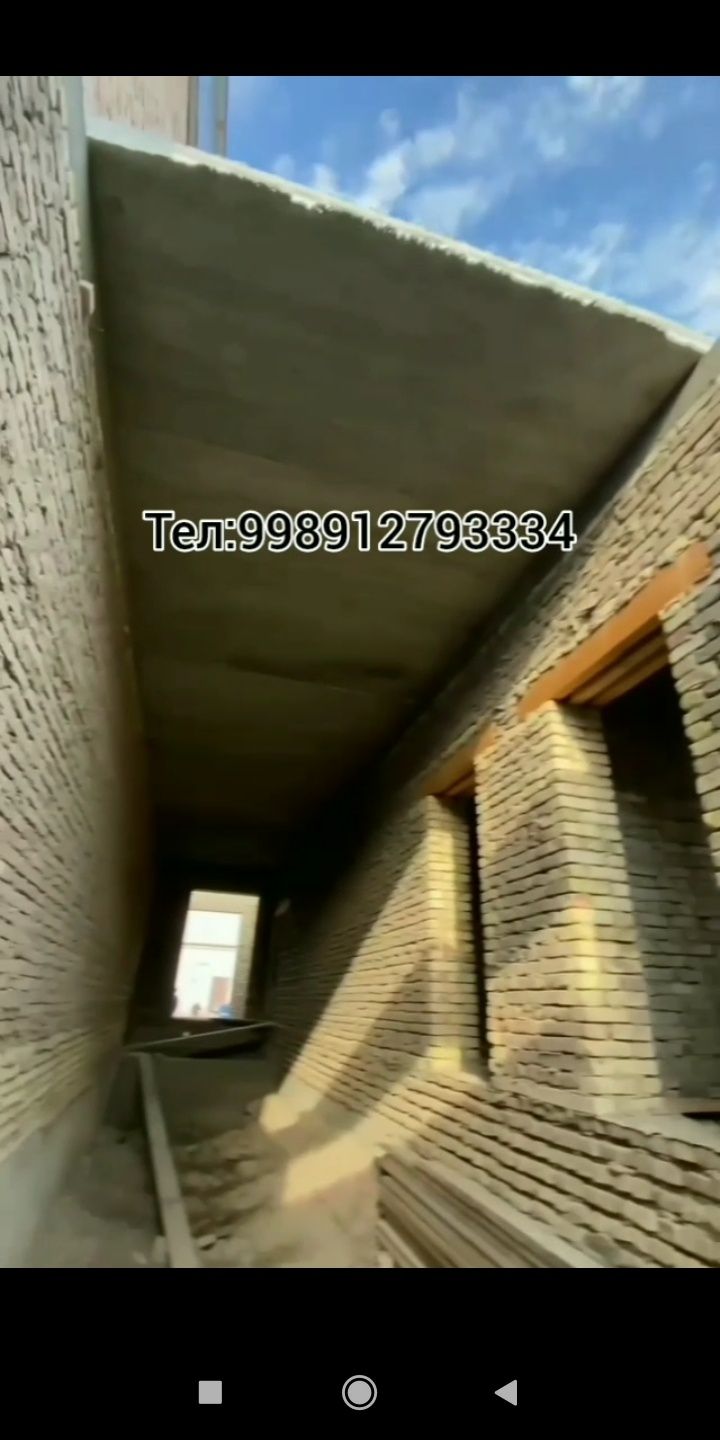 Курилиши тугалланмаган 2 этажга мулжалланган 280 кв ховли жой.