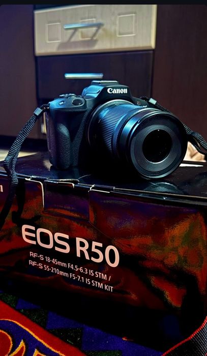 Canon R50, камера, фотоаппарат