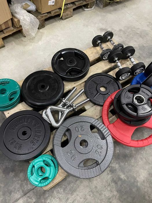 Discuri fier olimpice sau 30/31mm 1,25 , 5, 10, 15, 20, 25  kg