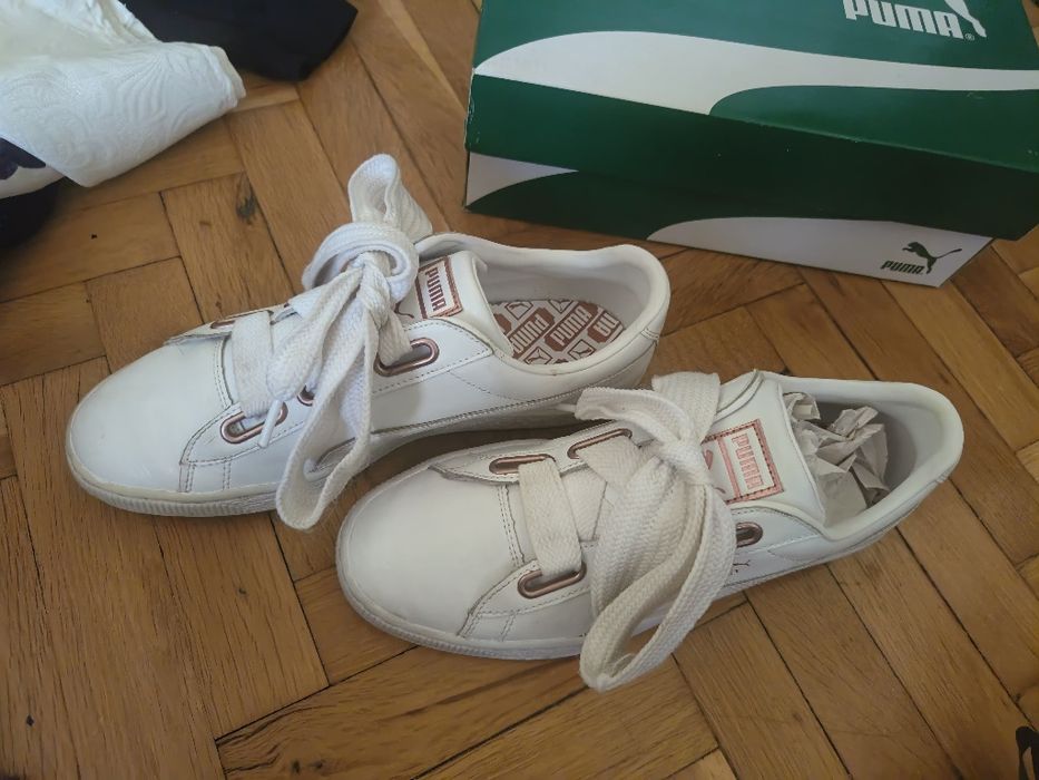 Кожени Маратонки Puma Basket Heart. 42