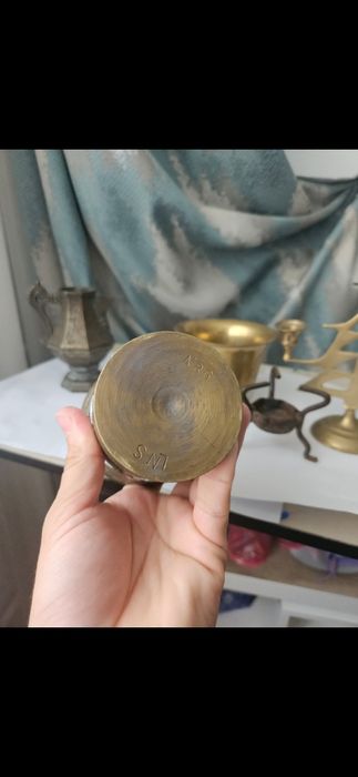 Mojar și recipient bronz !