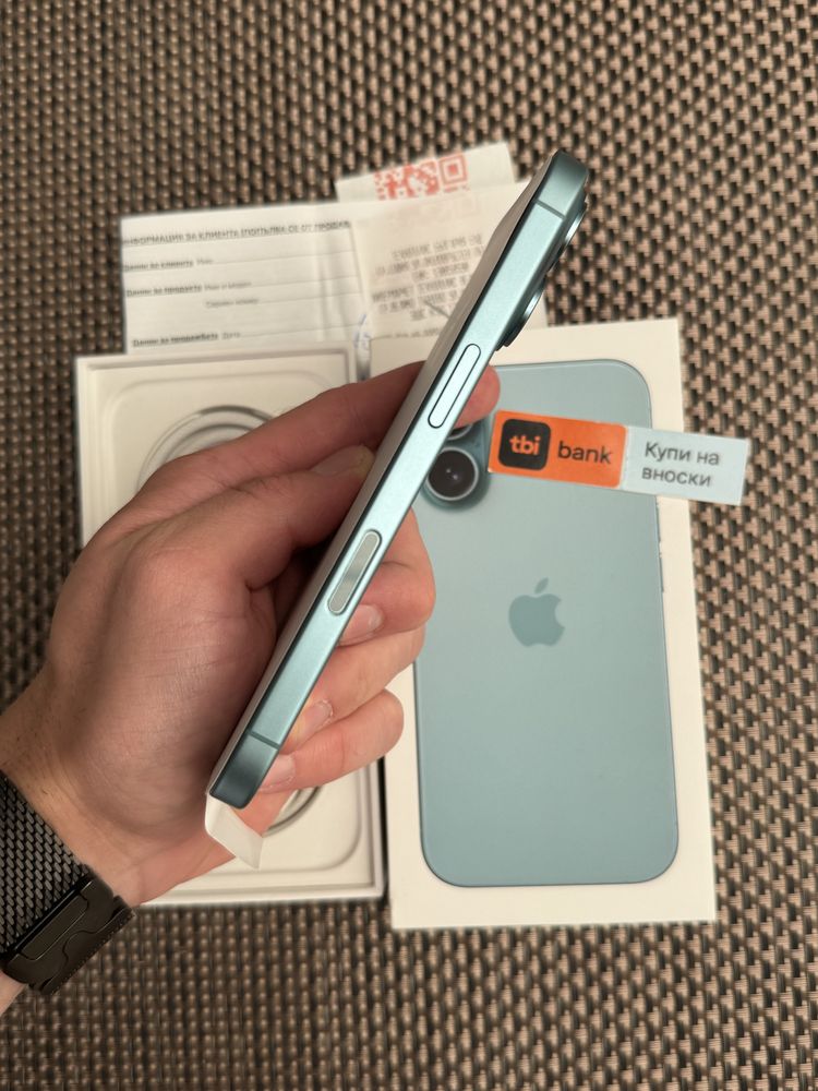 НОВ! /*ЛИЗИНГ*/ IPhone 16 128Gb Teal / 24М Гаранция