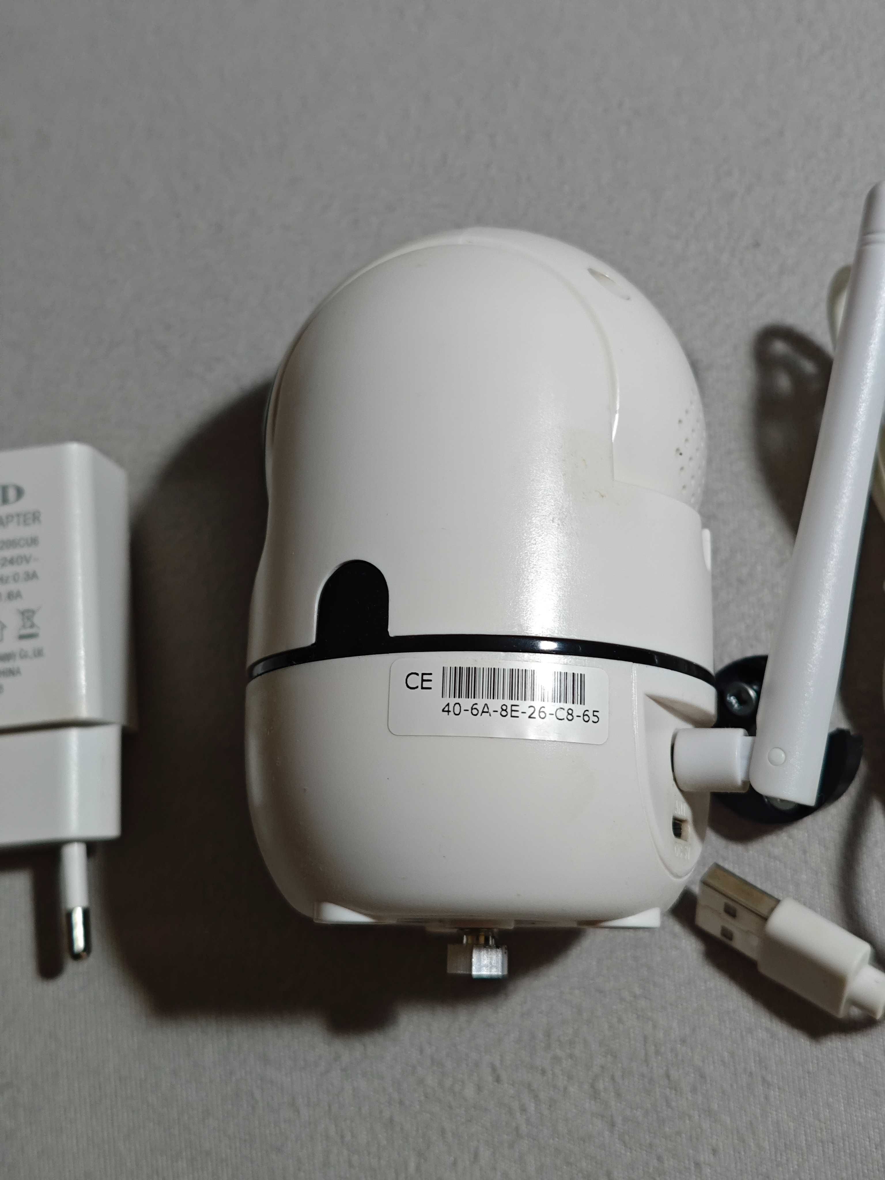 IPC 360 Wifi / IP смарт камера за вътрешна употреба 2MP, Бяла бебефон