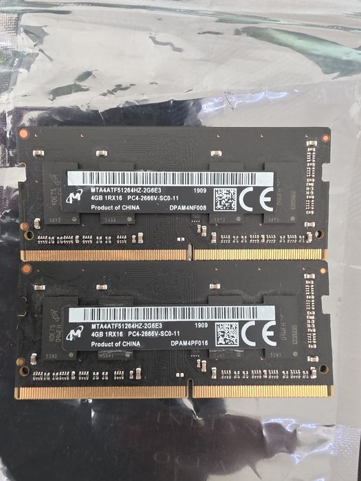 RAM Micron 8GB (2x4GB) DDR4 2666MHz – din Mac mini 2018