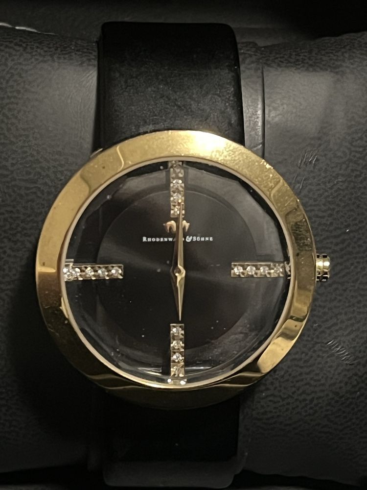 Дамски часовник Rhodenwald & Sohne Golden&Black Watch