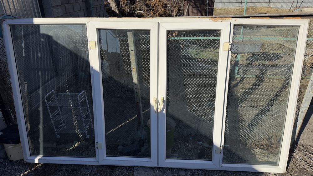 Пластиковое окно , витраж !