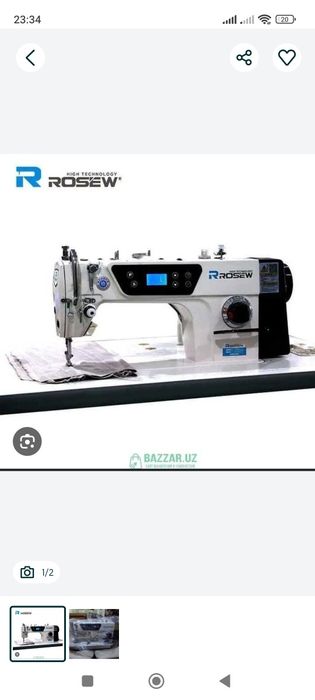 Tikuv mashinasi ROSSEV yangi avlod 2025 yil ochilmagan