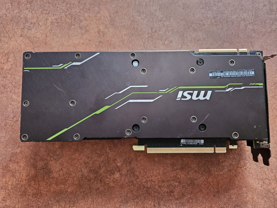 Placa video PCie MSI Ventus OC Nvidia RTX 2080 Super 8Gb DDR6