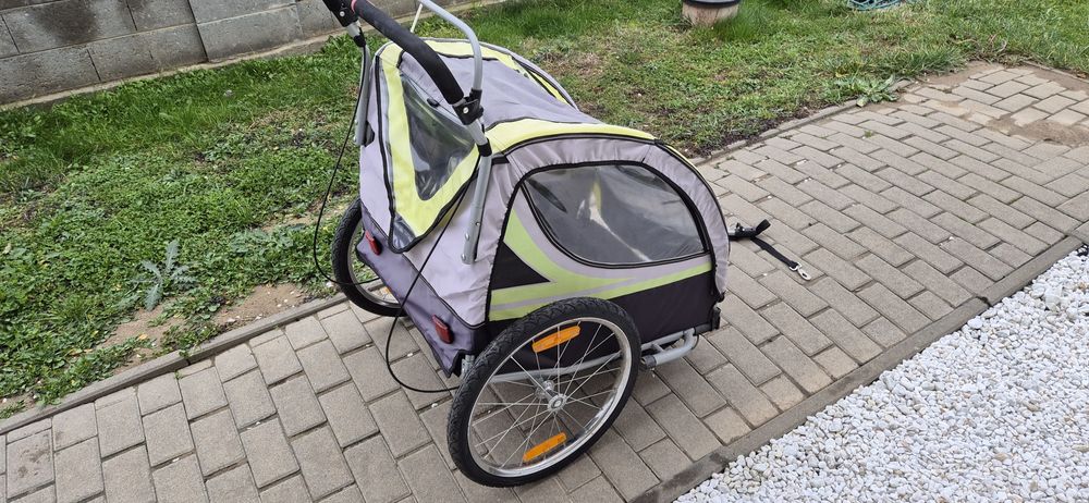 Remorca/cărucior bicicleta 2in1 Homcom