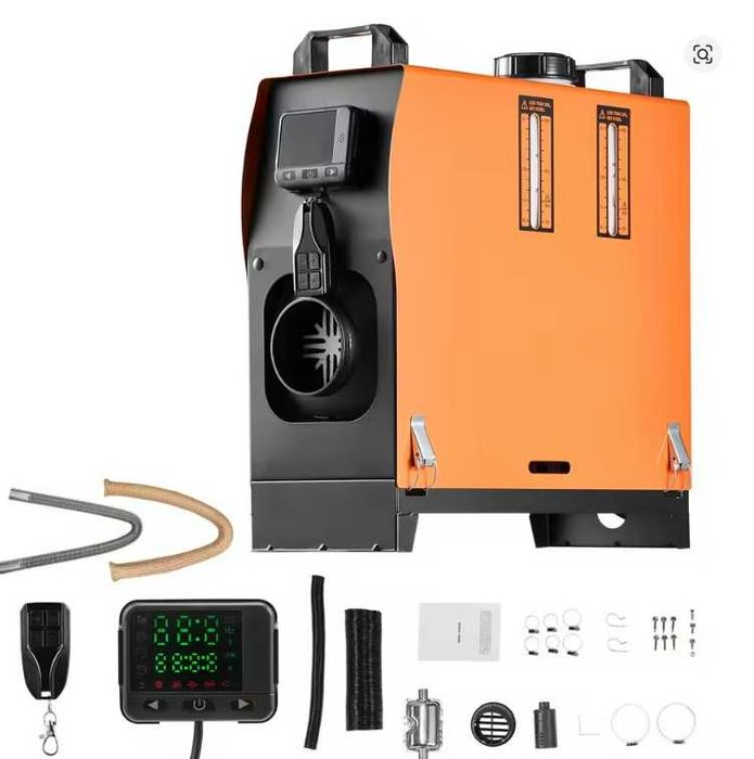 Incalzitor  8KW VEVOR, anunt vocal, telecomanda, Bluetooth, 12V /220V