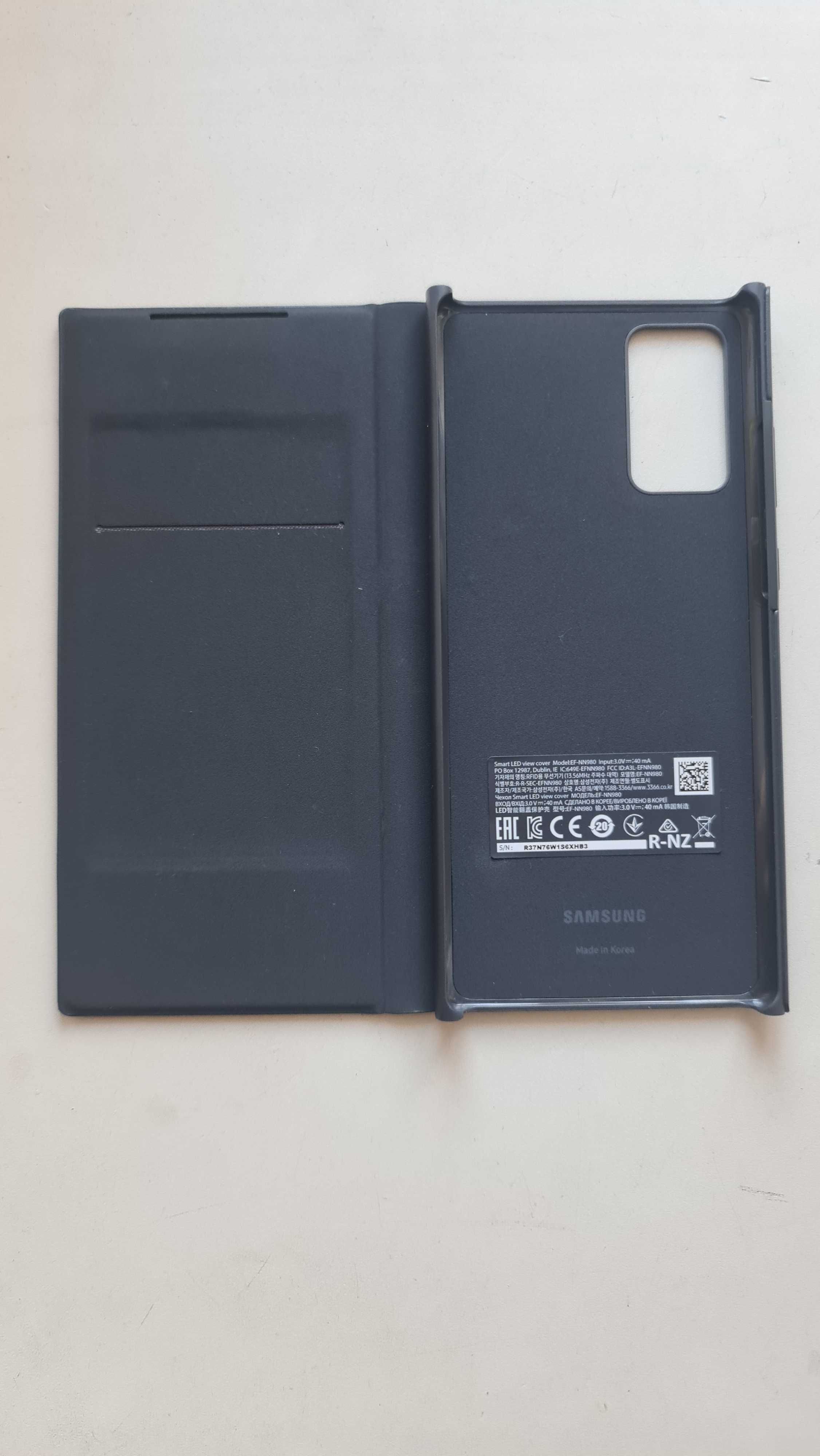 Samsung Note20 оригинальный смарт чехол