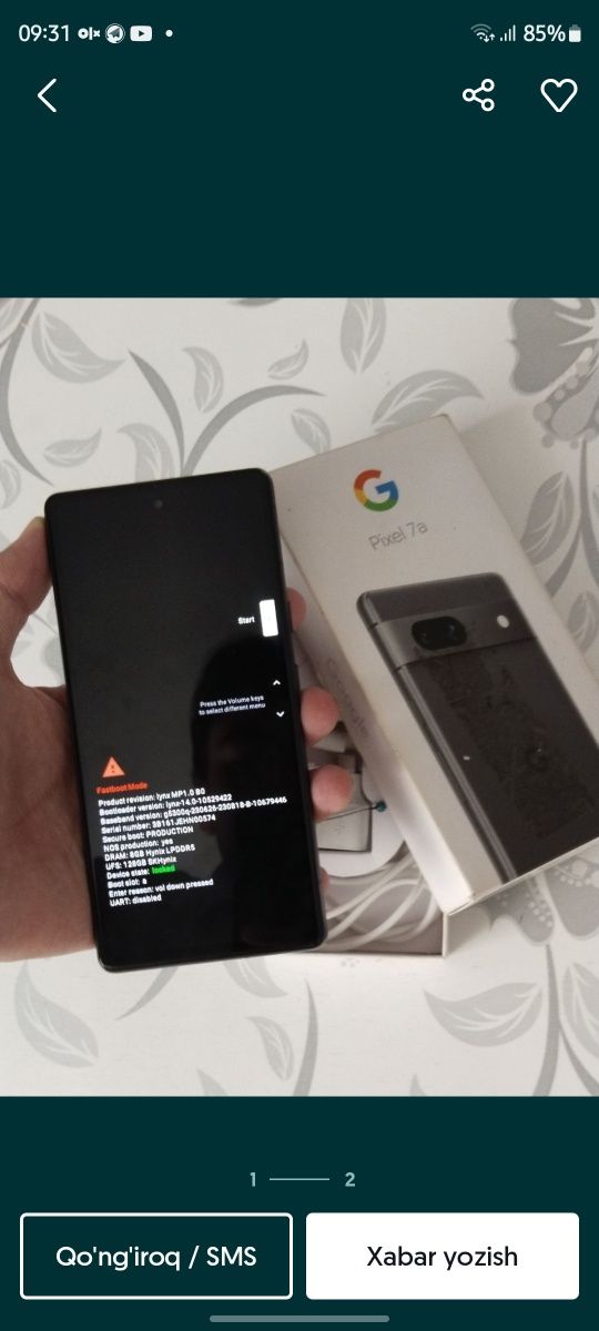 Pixel 7a sotiladi