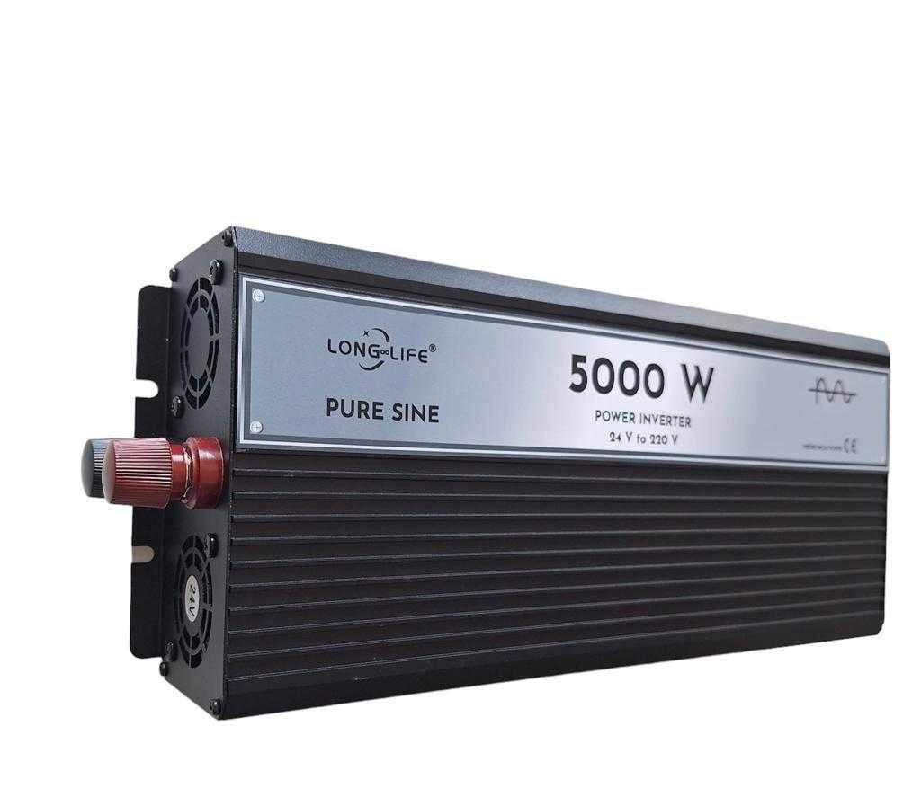 Invertor 12V/24V 5000W Auto/Rulota Unda Sinusoidala Pura