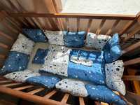 Бортики на детскую кровать с одеялом и подушкой