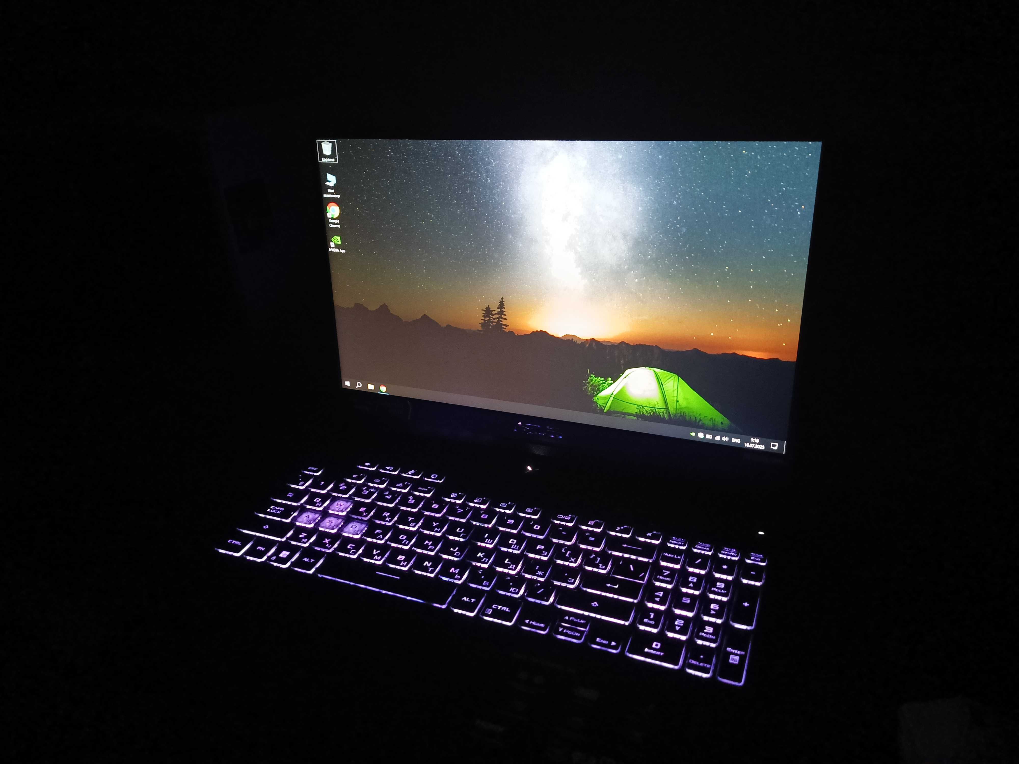 Игровой комплект Asus TUF A15 (FA507NUR) + VGN Dragonfly F1S