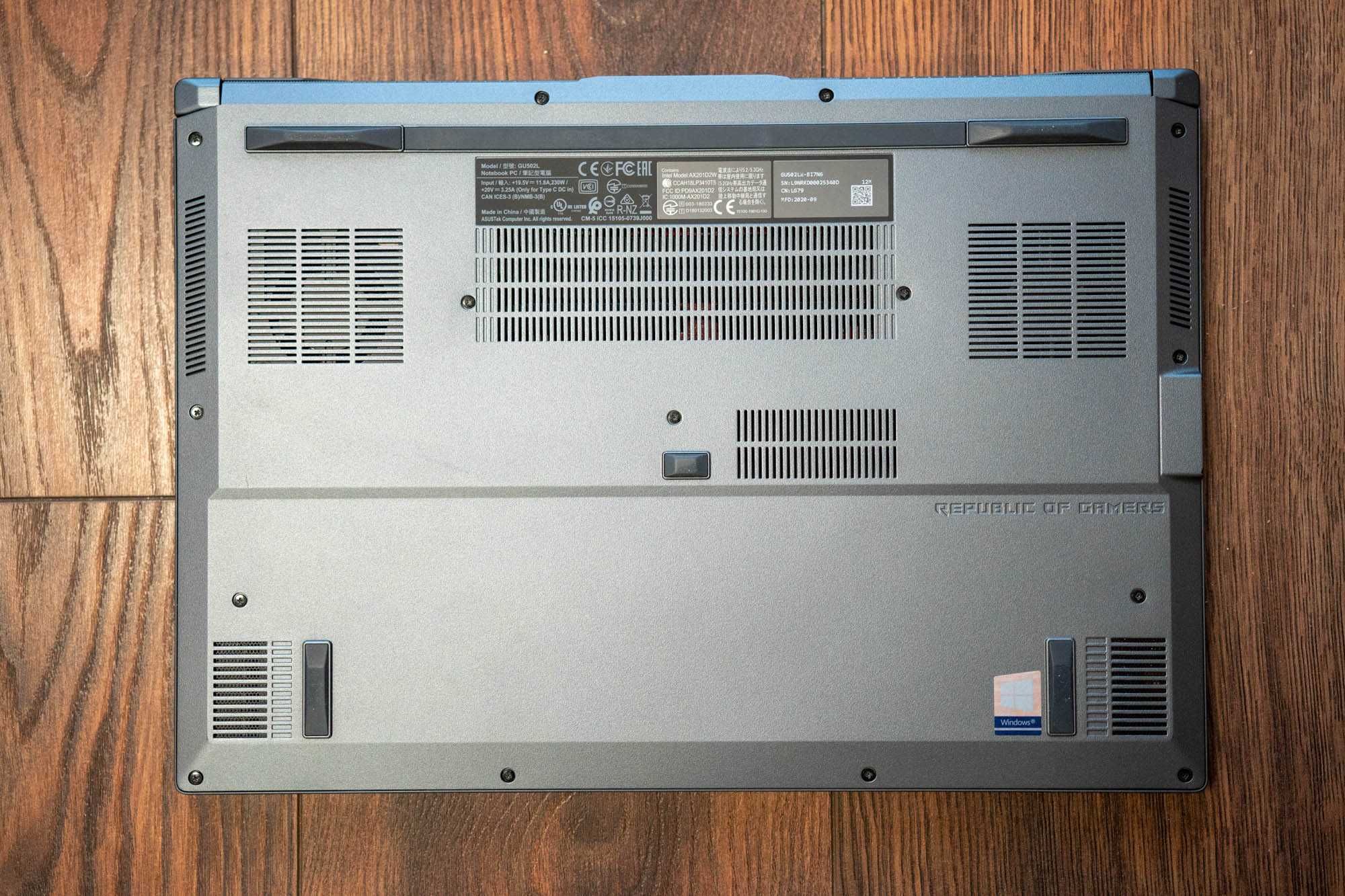 Геймърски лаптоп ASUS ROG Zephyrus M15 – i7, RTX 2070, 40GB RAM, 240Hz