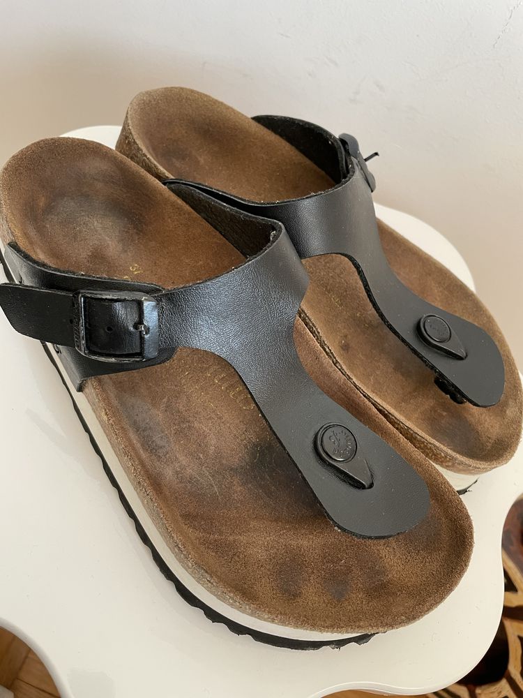 Birkenstock Papillio Gizeh platforma 37 wide