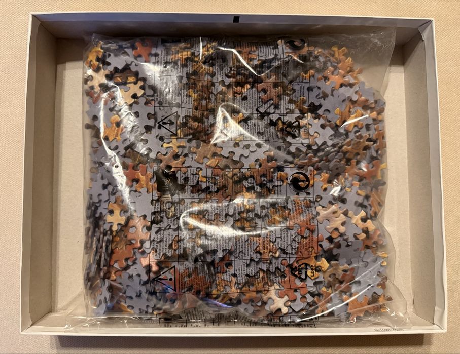 Puzzle 1000 piese Familie de lei in savana - nou