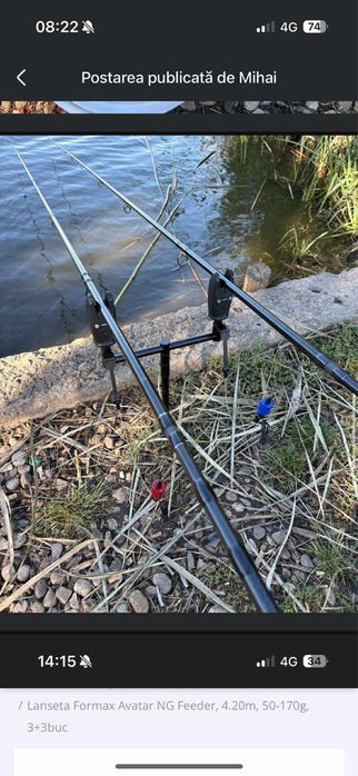 Combo feedere 4.20 mulinete okuma7000 husa senzori buzz bar etc..