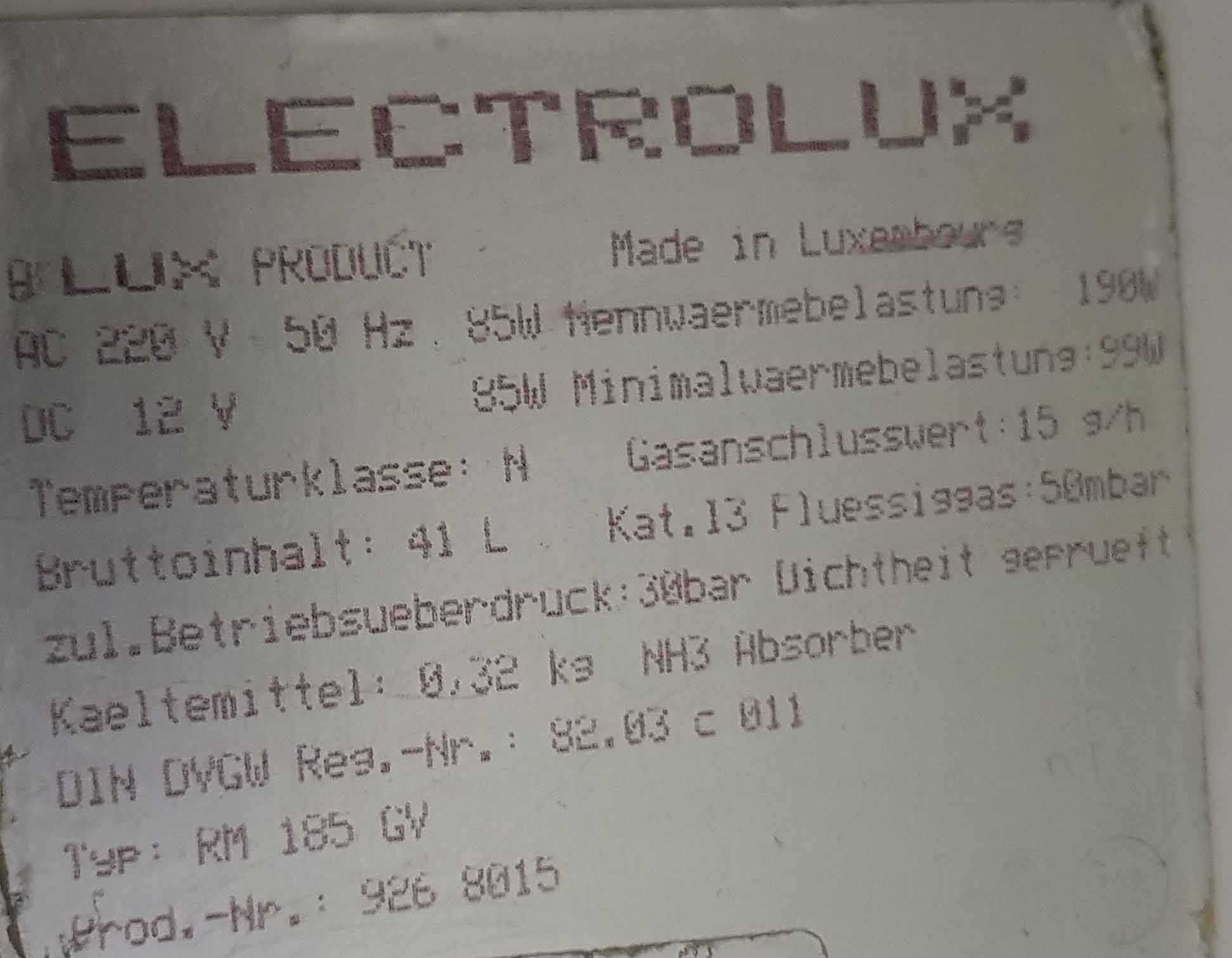 Dezmembrez Electrolux 41 litri frigider rulota  ( 12v, 220v, gaz),