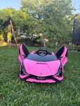 Vand masinuta electrica Lamborghini Sian roz