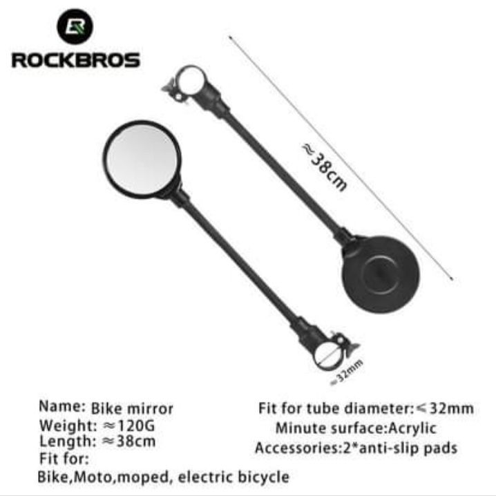 Oglindă Rockbros pliabila rotativa 360grade ghidon bicicleta trotineta