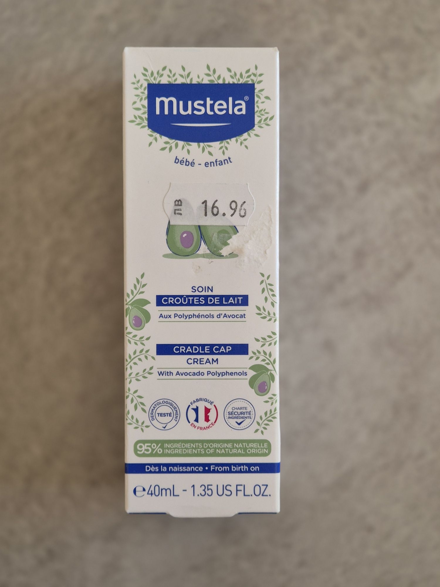 Крем против крусти Mustela