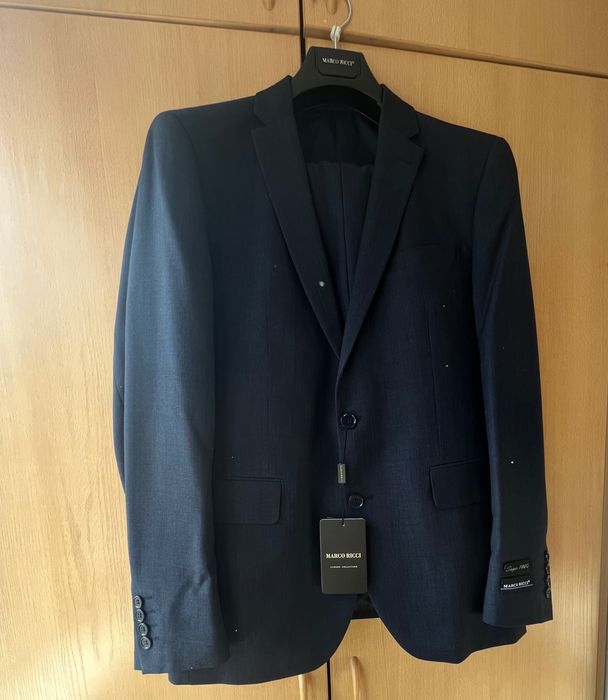 Элитный итальянский мужской классический костюм Marco Ricci