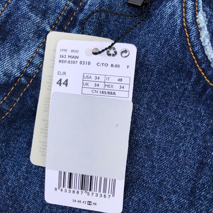 Blugi MANGO MAN Straight-EU44