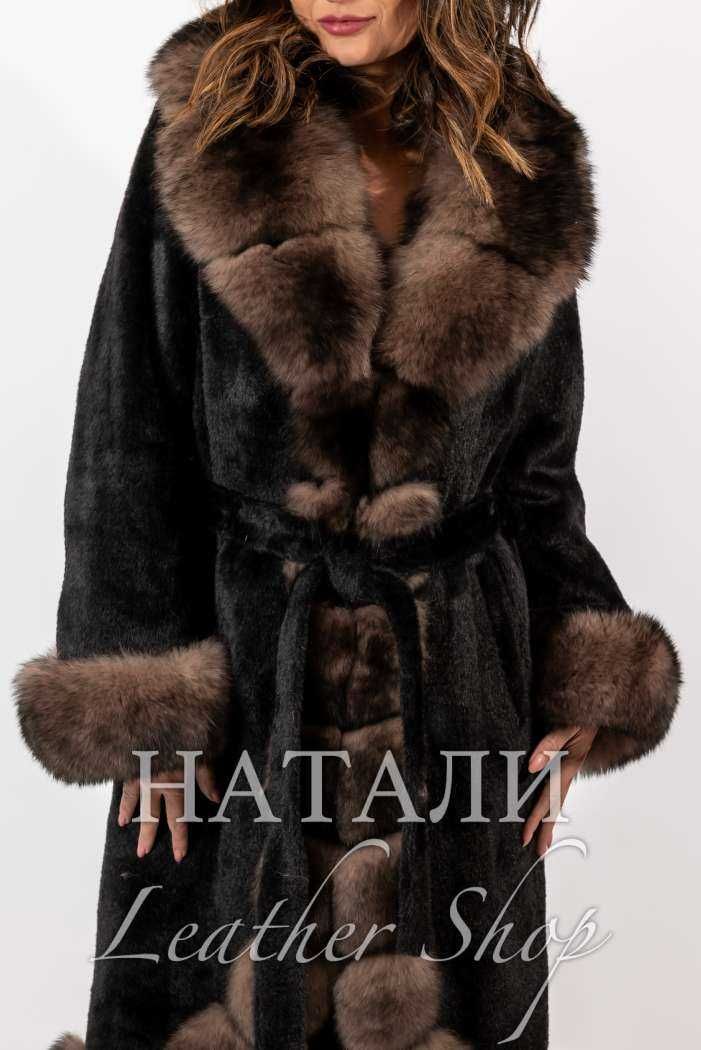 Дамски ексклузивен кожух от Алпака Милица