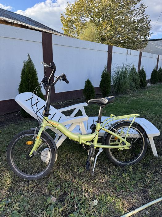 Bicicleta PEGAS verde metaliza, pliabila