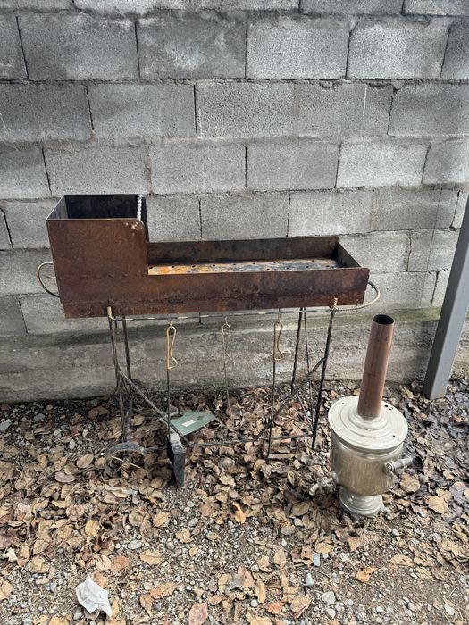 Мангал и самовар комплект