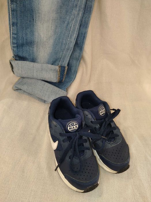 Nike – оригинални детски маратонки, 26 номер, сини, запазени