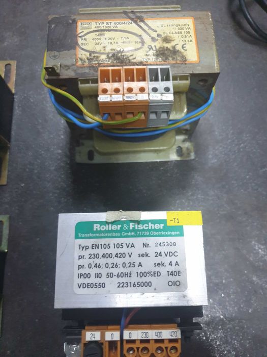 Transformator de comanda monofazat sau trifazat 24v si surse dc 12v.