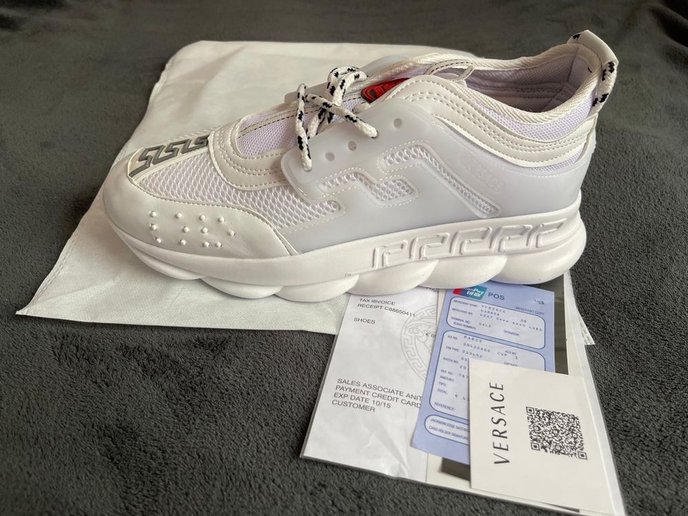 Versace chain reaction WHITE EDITION