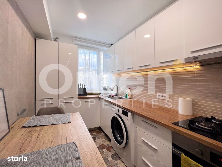 Apartament 2 camere, 50 m², complet mobilat – zonă excelentă.