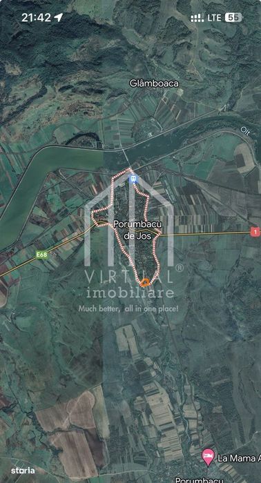 Teren INTRAVILAN in Porumbacu de Jos- 3278mp- Pretabil investitie