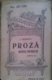 Proza - C.Negruzzi - (an 1908)