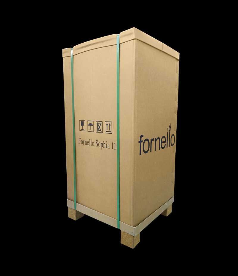 Semineu (soba ) pe peleti  Fornello Sophia Premium 11 kw, 110 mp