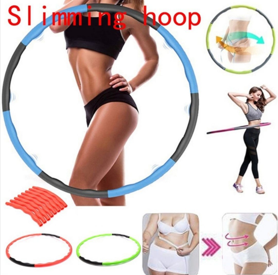 Cerc Hula Hoop fitness 8 segmente