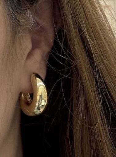 Золотые серьги. Италия 18k