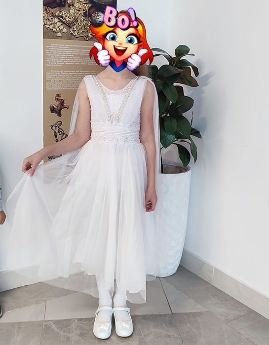 Платье белое на девочку