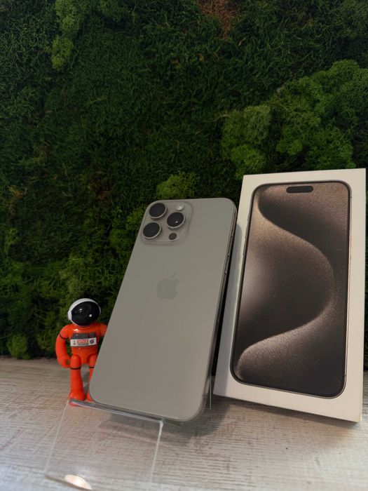 iPhone 15 Pro Max Natural Titanium 256GB, 89% Baterie #7015