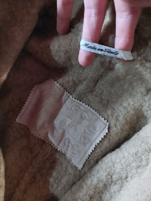 L/XL Дамско вълнено палто